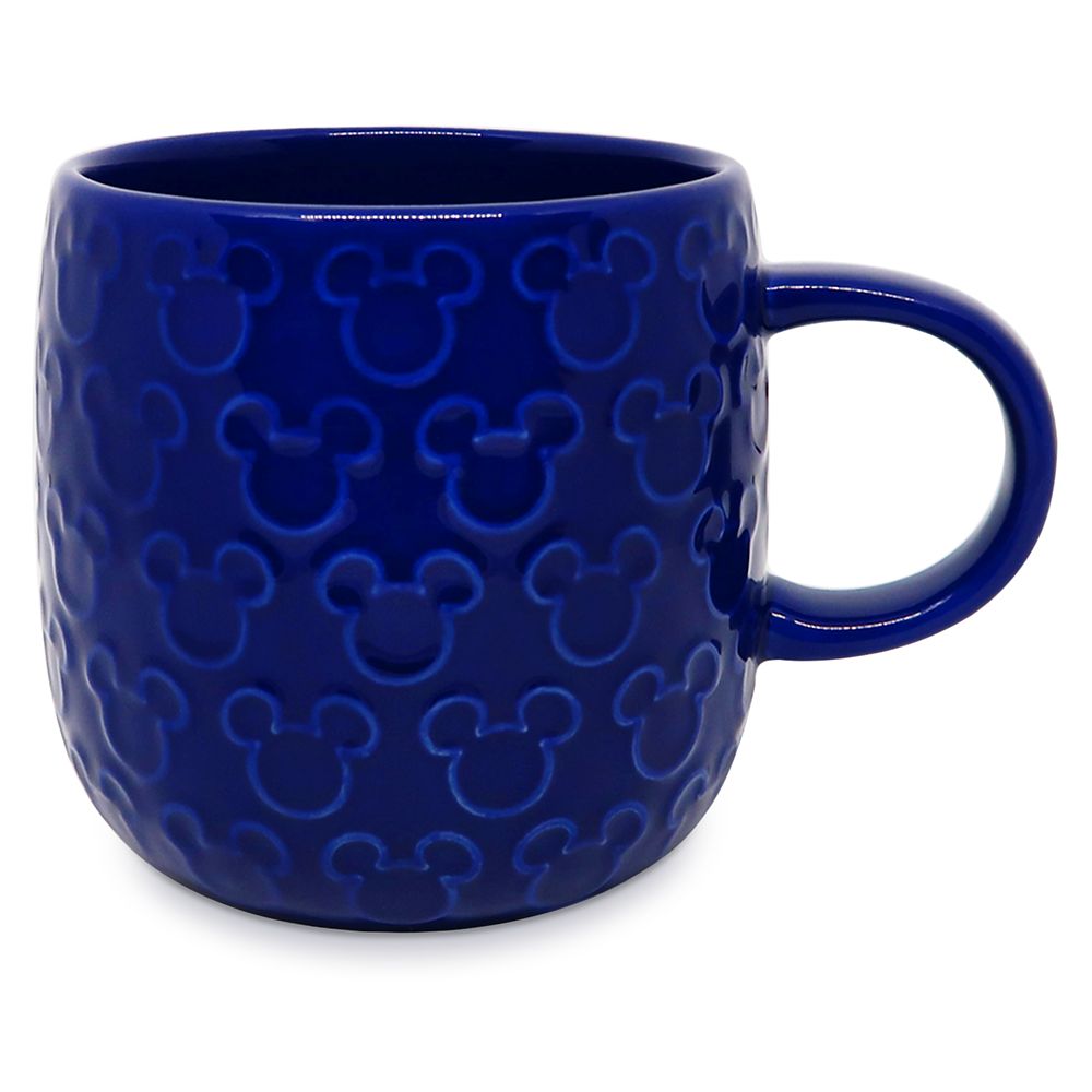 Mickey Mouse Raised Icon Mug – Cobalt