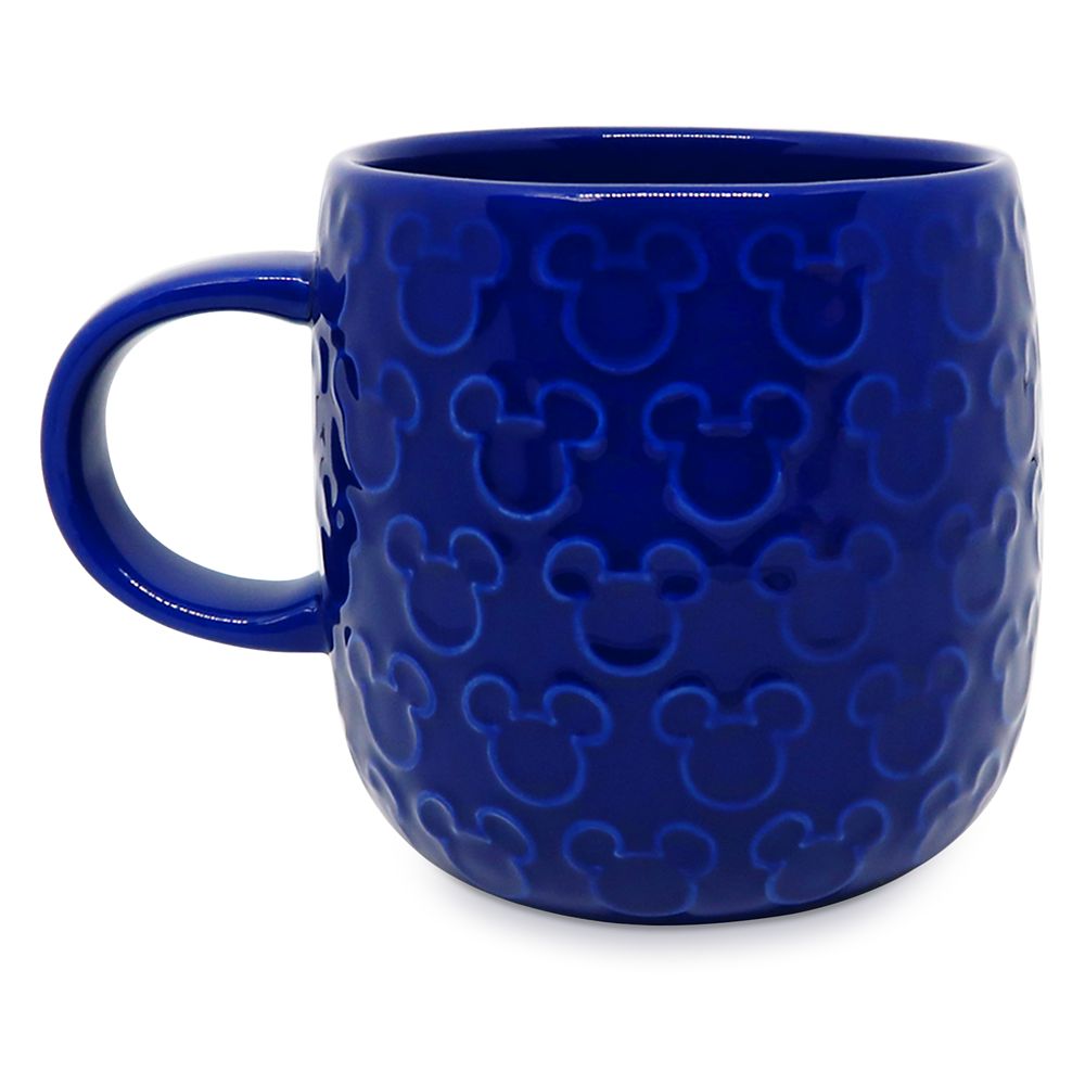 Mickey Mouse Raised Icon Mug – Cobalt