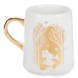 Mickey and Minnie Mouse Gold Mug