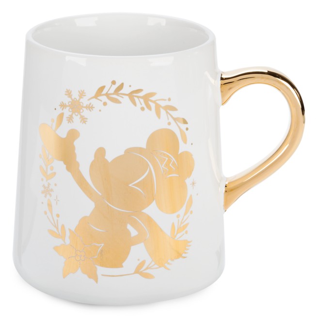 Mickey and Minnie Mouse Gold Mug