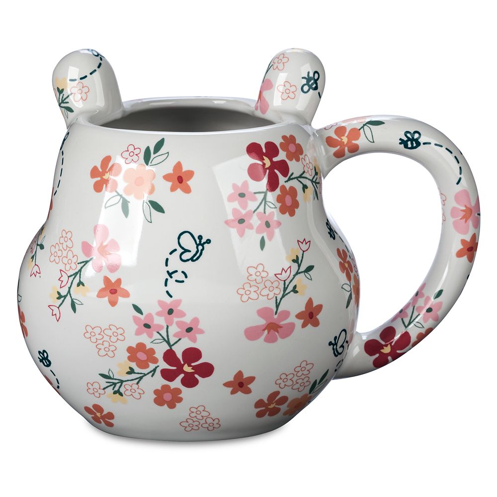 Winnie the Pooh Figural Floral Mug