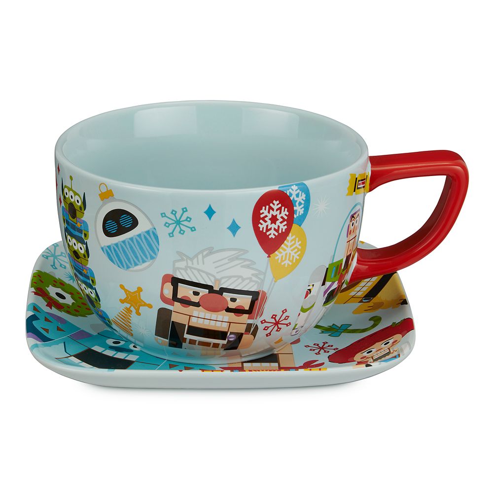 Pixar Holiday Mug and Plate Set