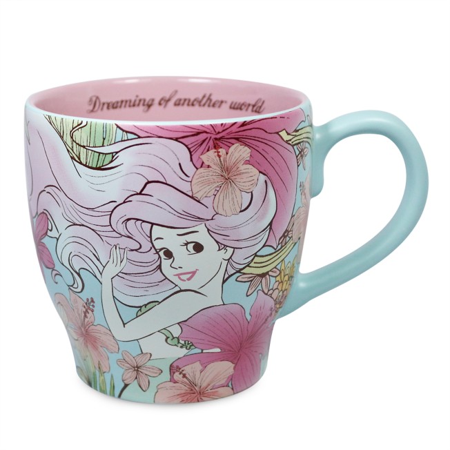 4 Disney Princess Ariel mermaid Personalised Customised name mug cup kids 