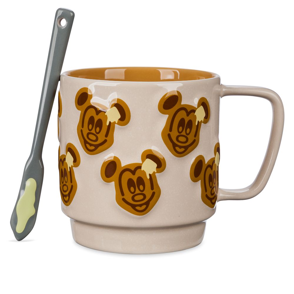 Mickey Mouse Waffle Mug and Spoon Set now out for purchase