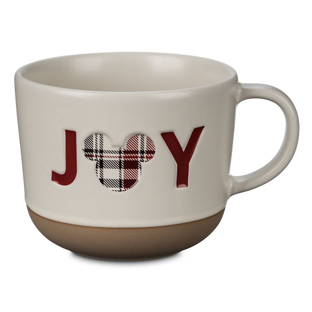 Mickey Mouse Homestead ”Joy” Holiday Mug is available online for purchase