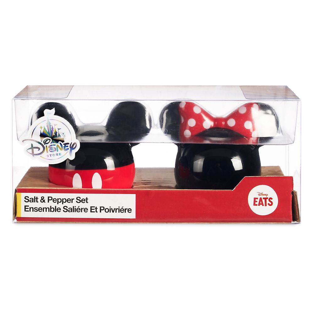 Mickey Mouse and Minnie Salt/Pepper Shakers Set Disney Our Family