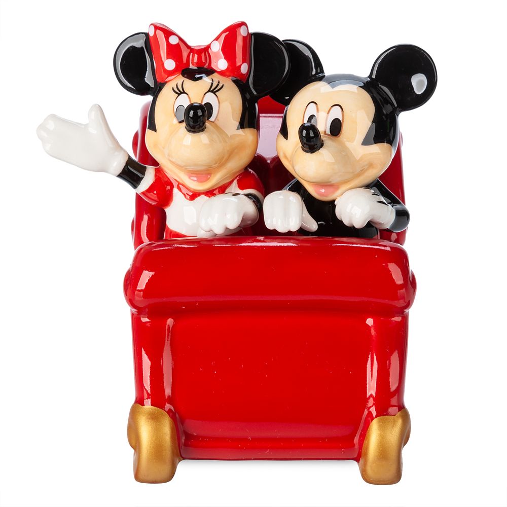 Mickey and Minnie Mouse Holiday Salt and Pepper Shaker Set