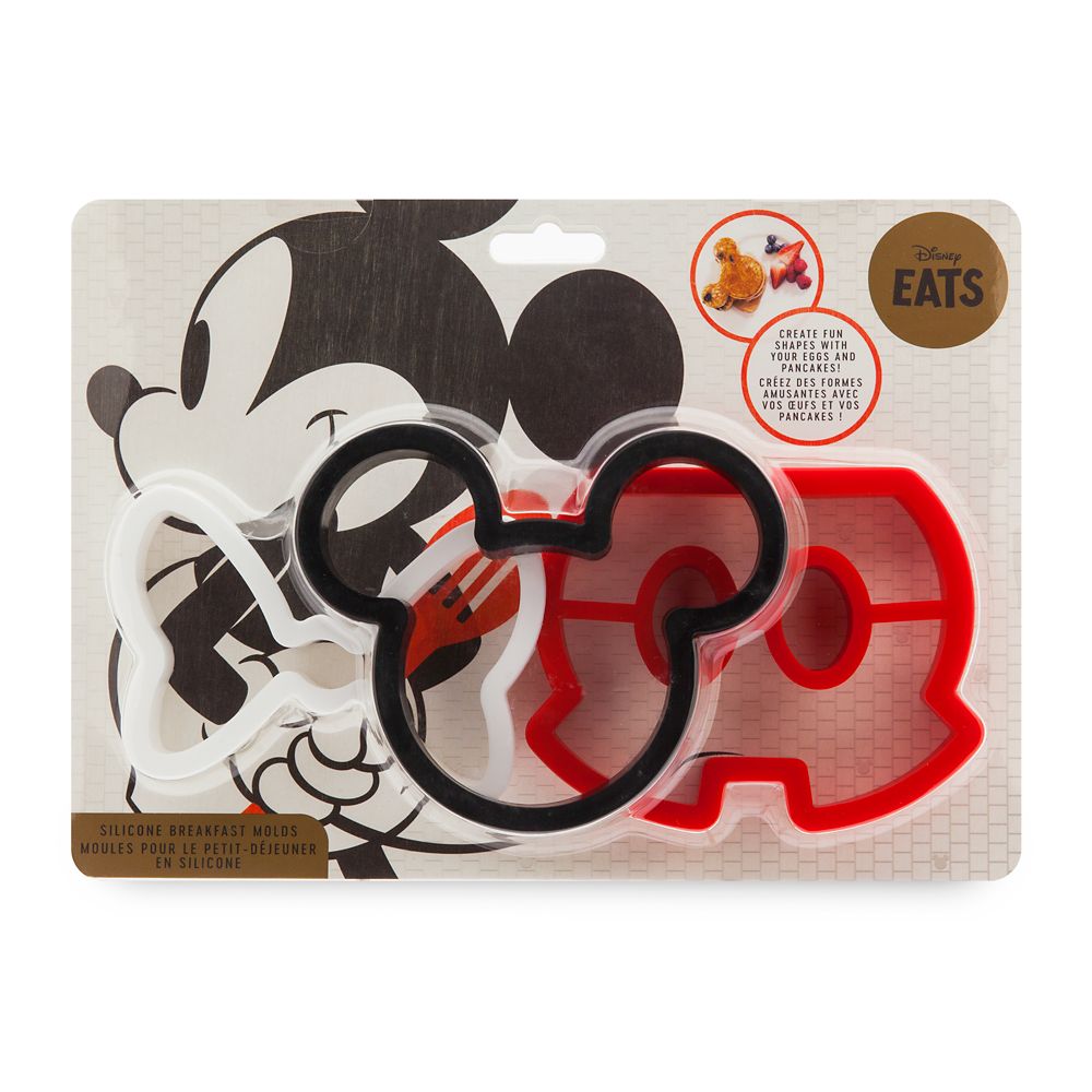 Mickey and Minnie Mouse Silicone Breakfast Mold Set – Disney Eats