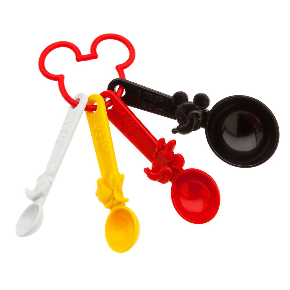 Mickey Mouse and Friends Measuring Spoon Set – Disney Eats