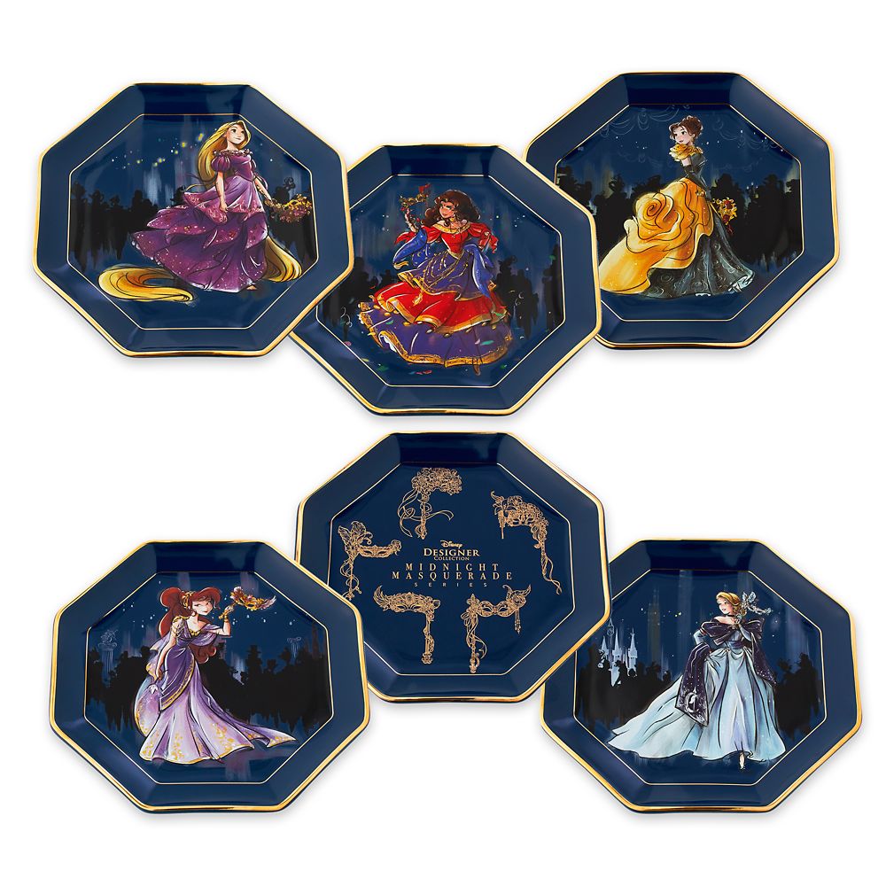 Disney Designer Collection Midnight Masquerade Series Plate Set – Limited Release