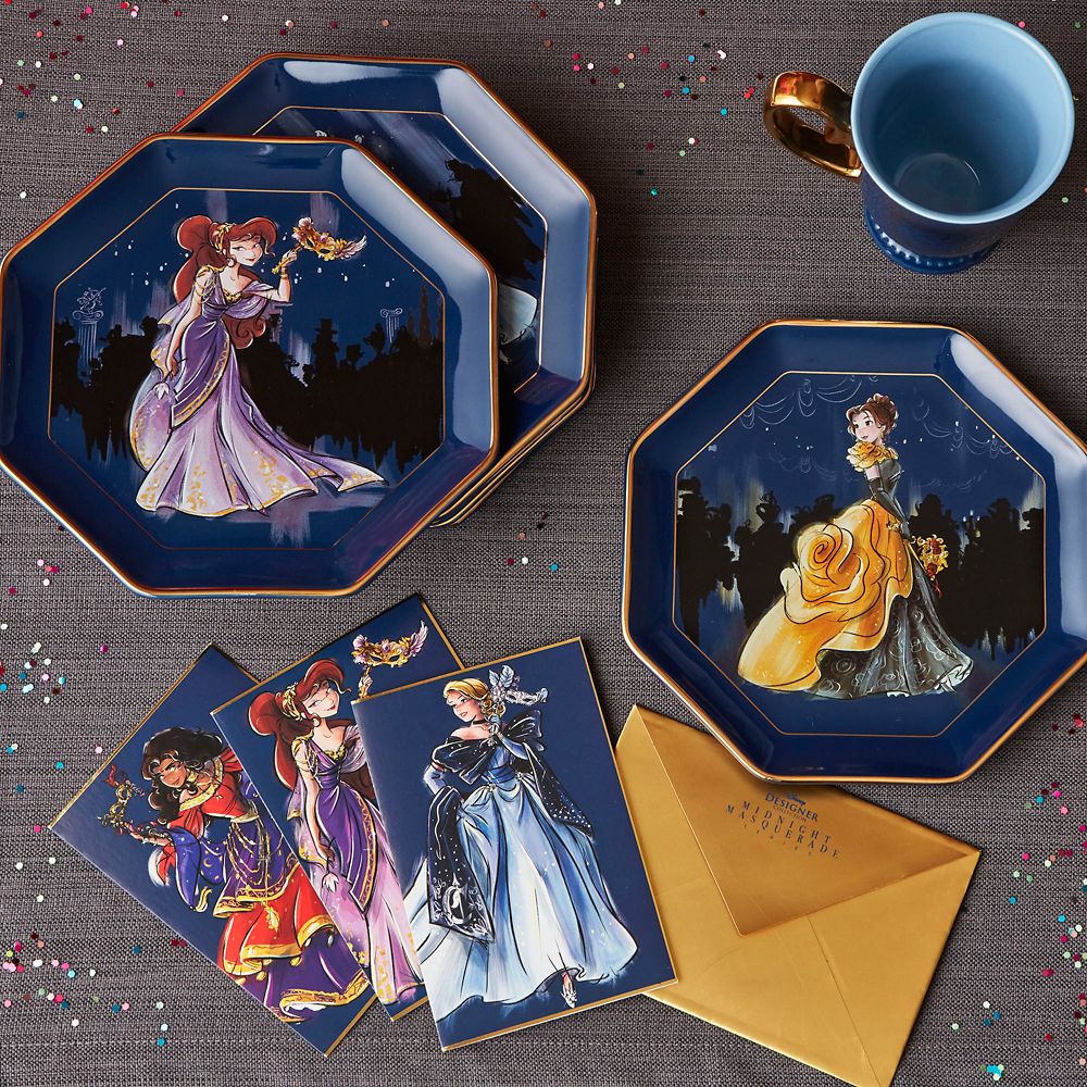 Disney Designer Collection Midnight Masquerade Series Plate Set – Limited Release