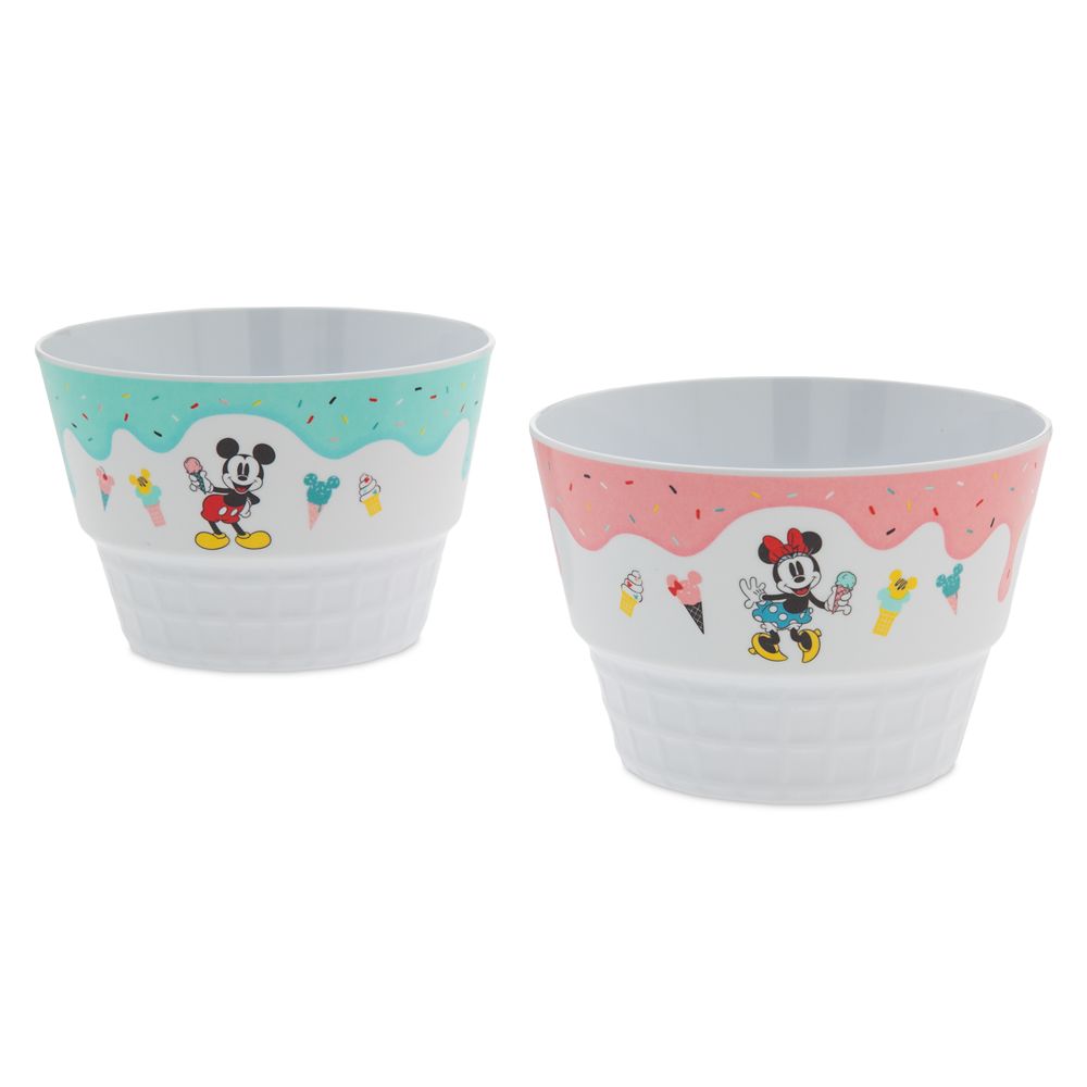 Mickey and Minnie Mouse Bowl Set – Disney Eats