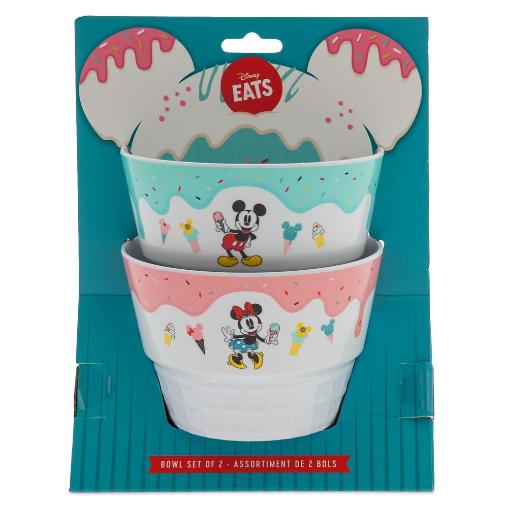 Mickey and Minnie Mouse Bowl Set – Disney Eats
