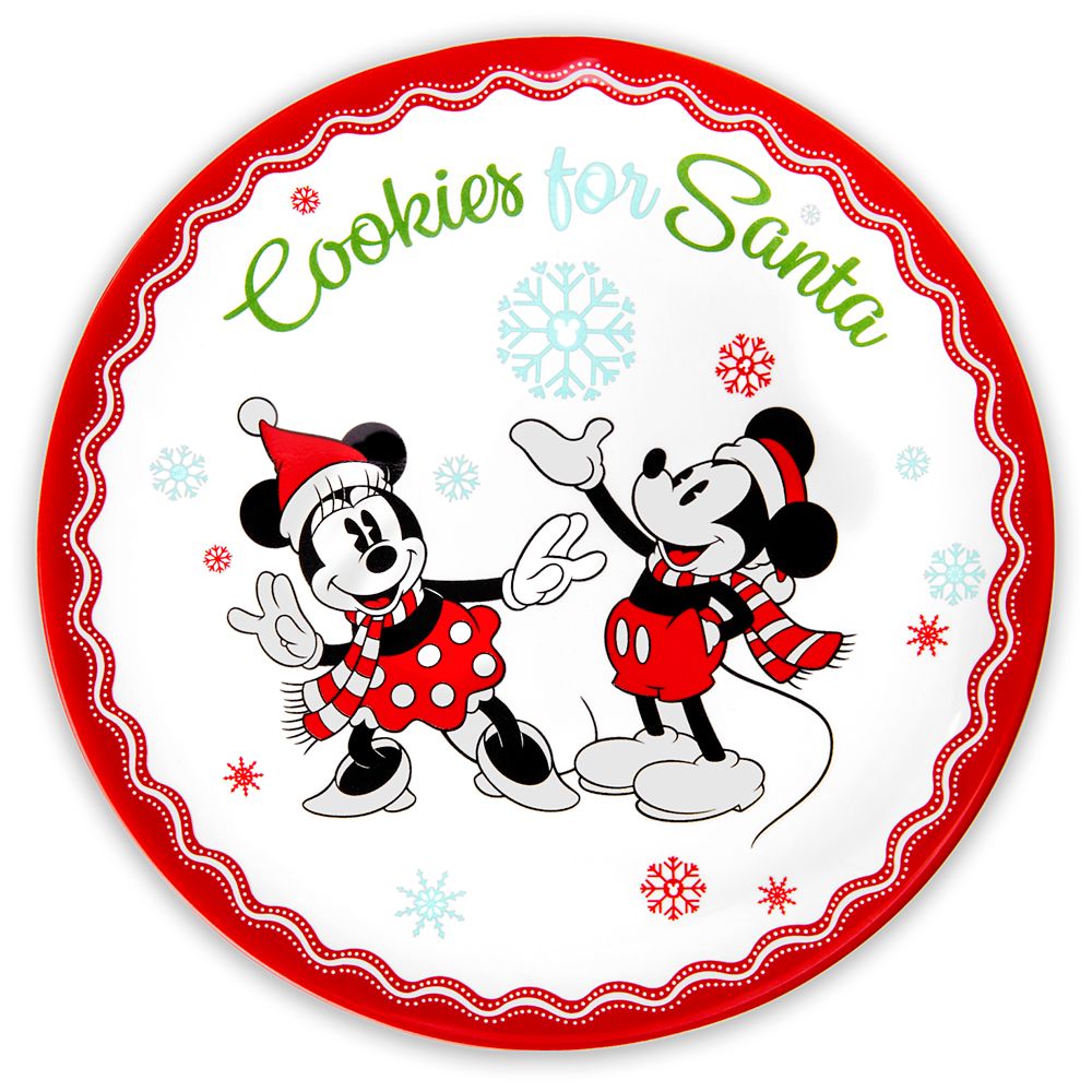 Mickey Mouse and Friends Holiday Milk and Cookies Set