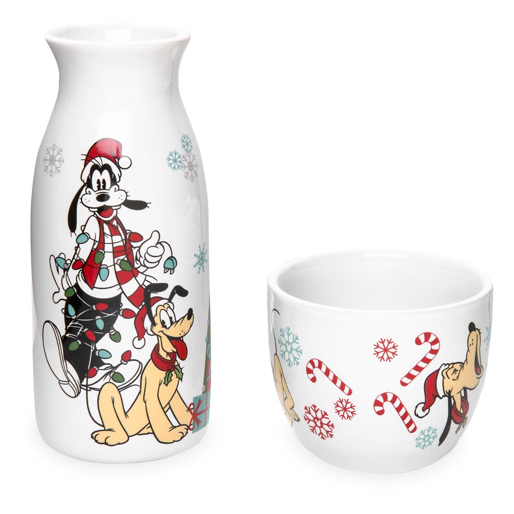 Mickey Mouse and Friends Holiday Milk and Cookies Set
