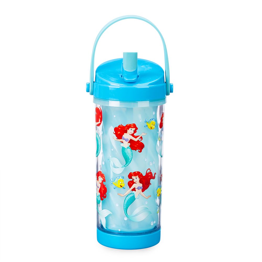 Ariel Color Change Drink Bottle with Flip Straw – The Little Mermaid