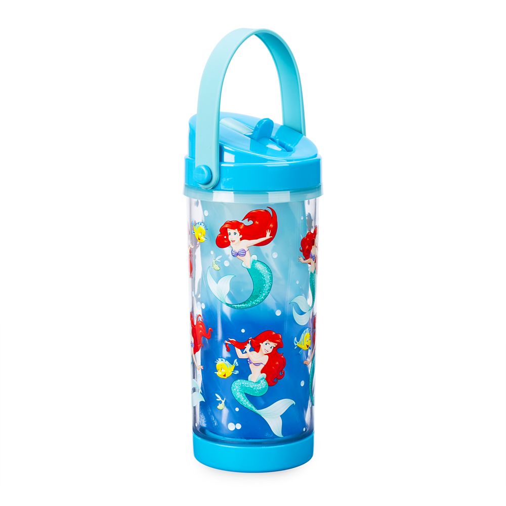 Ariel Color Change Drink Bottle with Flip Straw – The Little Mermaid