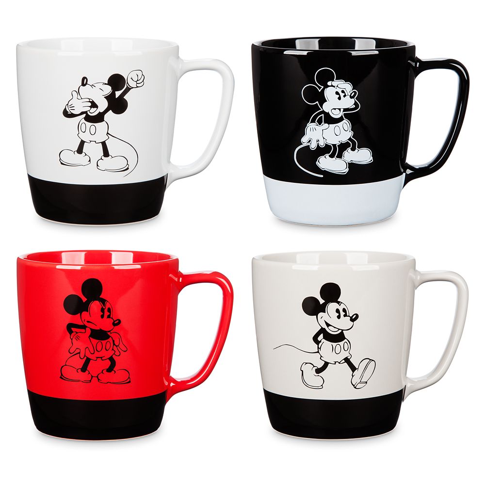 disney parks ceramic coffee cup mug mickey mouse poses new