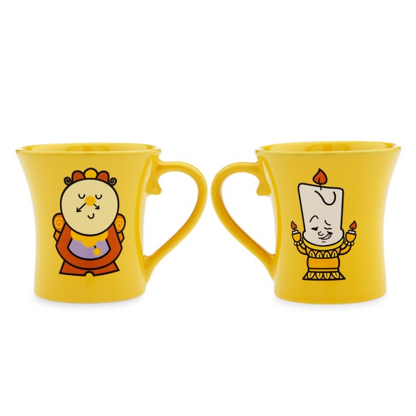 Cogsworth and Lumiere Mug Set – Beauty and the Beast