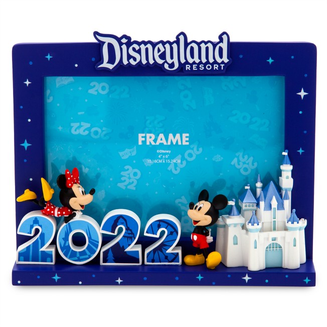 Mickey and Minnie Mouse Photo Frame – Disneyland 2022 – 4'' x 6''