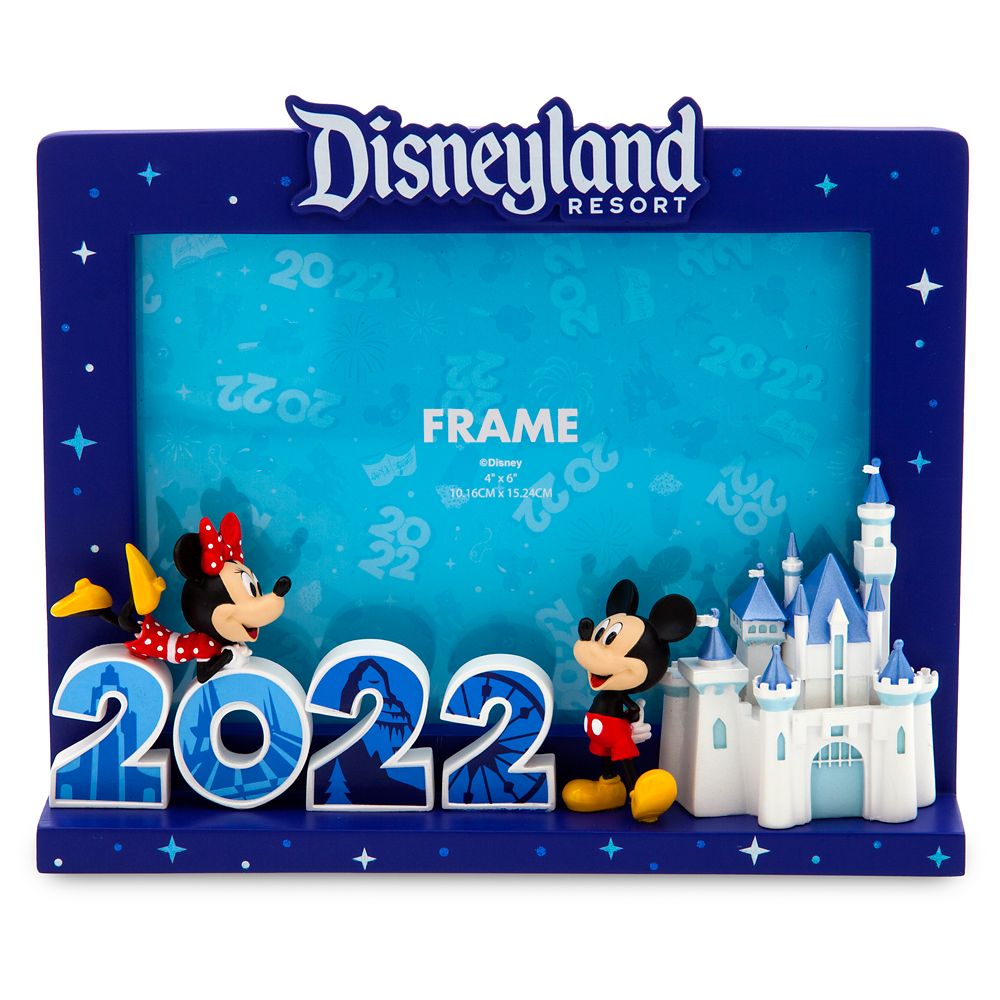 Mickey And Minnie Mouse Photo Frame Disneyland 2022 4 X 6 Is 