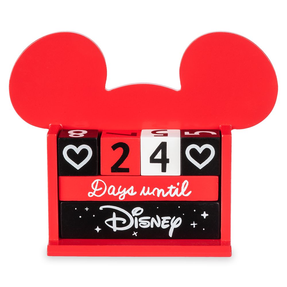 Mickey Mouse Countdown Block Calendar here now Dis Merchandise News