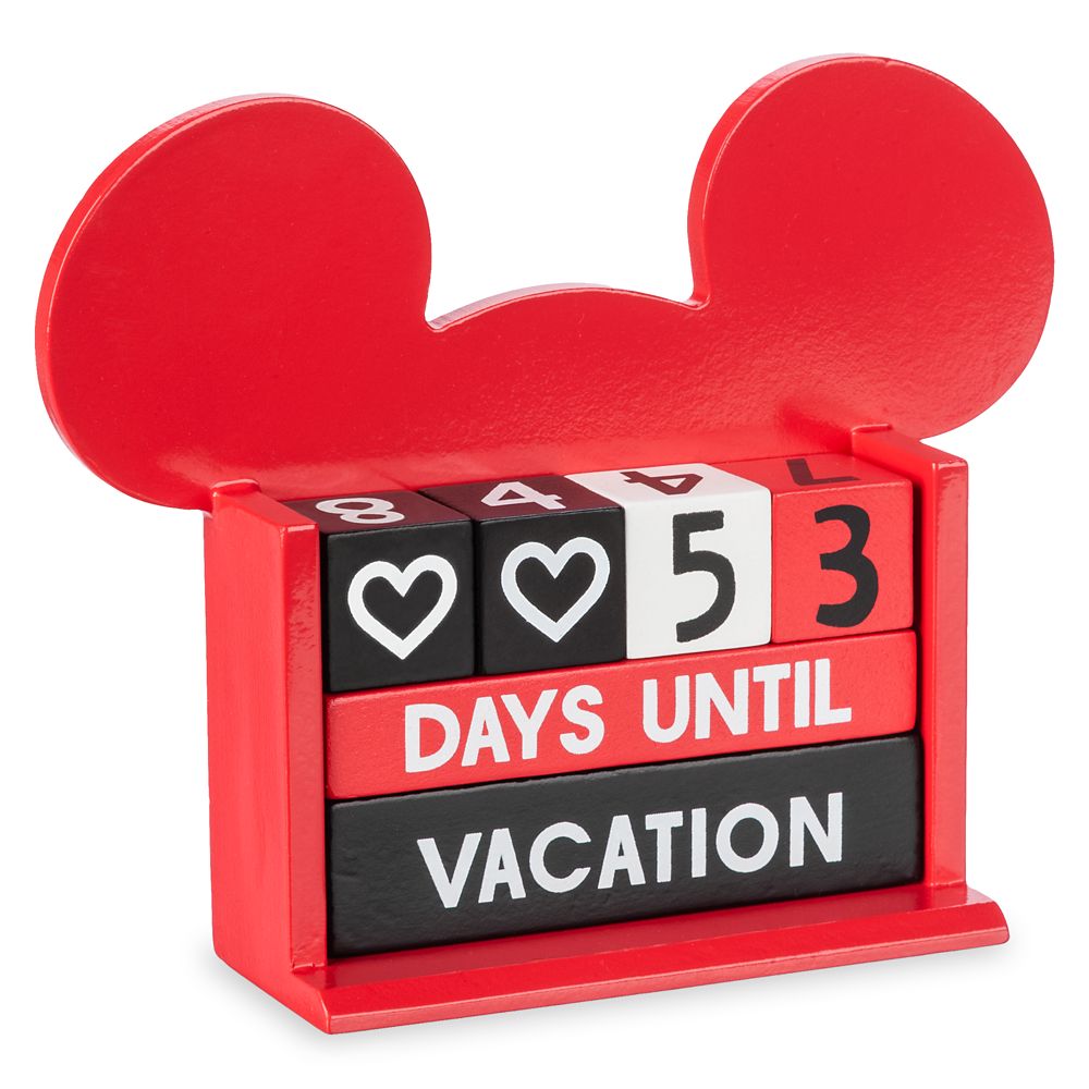 Mickey Mouse Countdown Block Calendar here now Dis Merchandise News