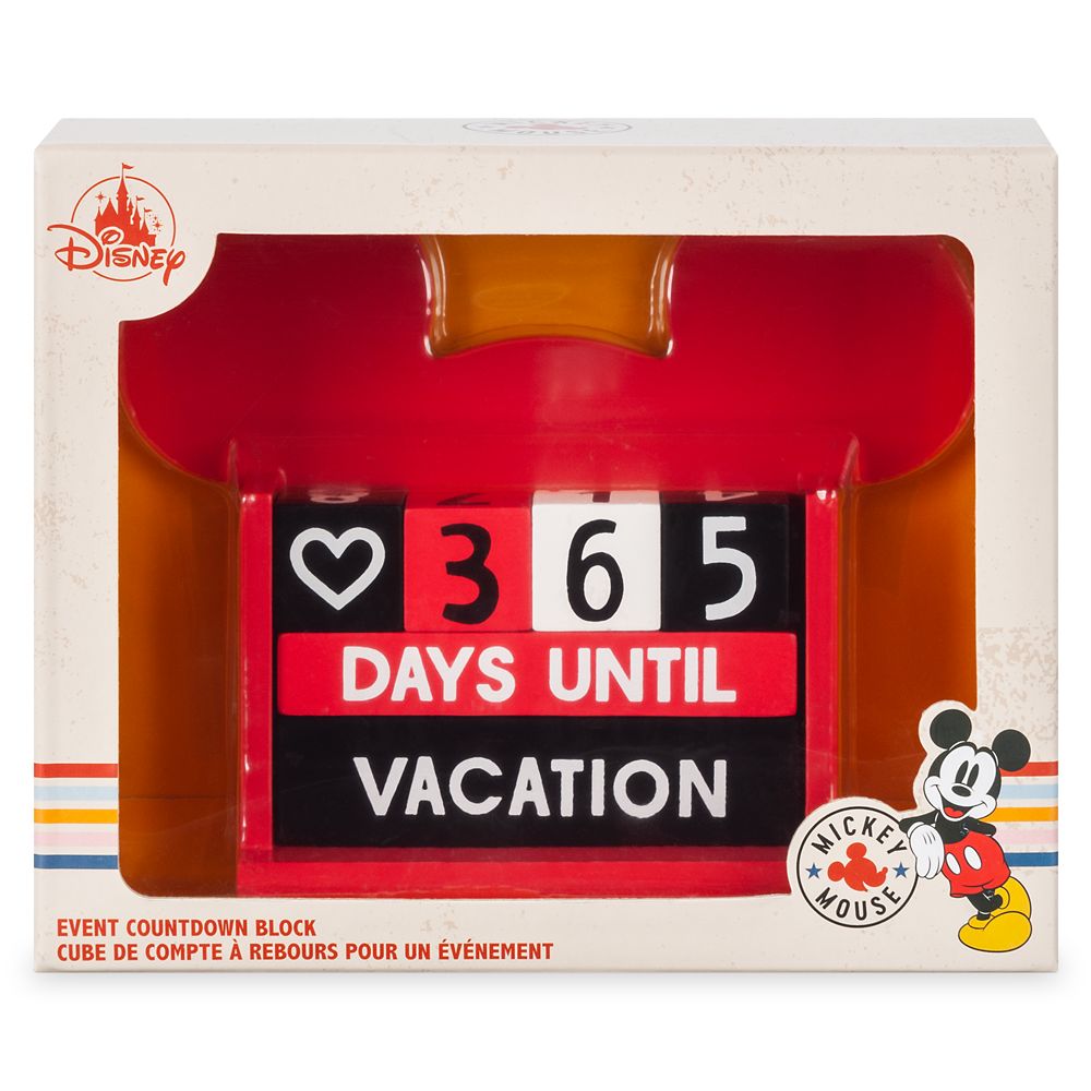 Mickey Mouse Countdown Block Calendar
