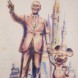 Walt Disney and Mickey Mouse ''Partners'' Throw – Walt Disney World 50th Anniversary