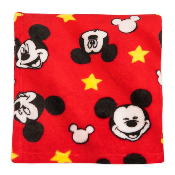 Disney Mickey Stripe & Dots No Sew Fleece Throw Kit