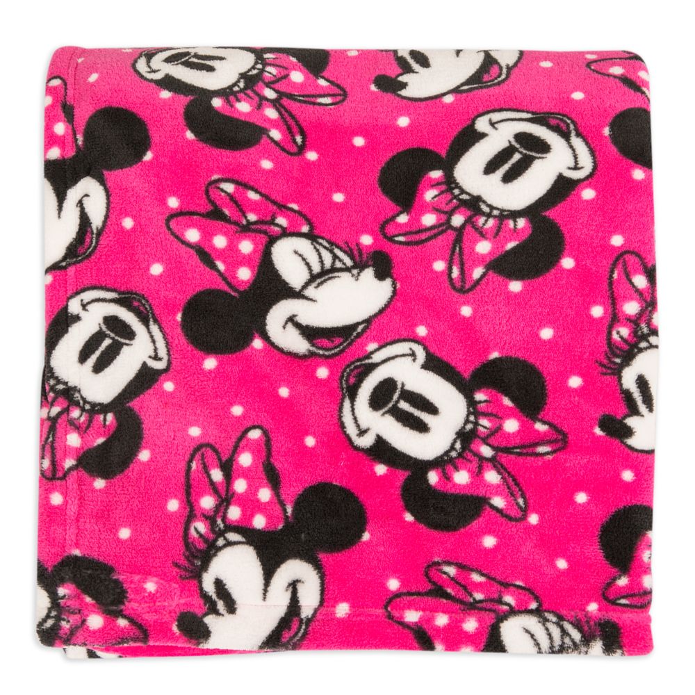 Minnie Mouse Fleece Throw  Personalized Official shopDisney