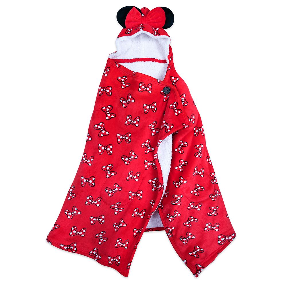 Minnie Mouse Hooded Fleece Throw