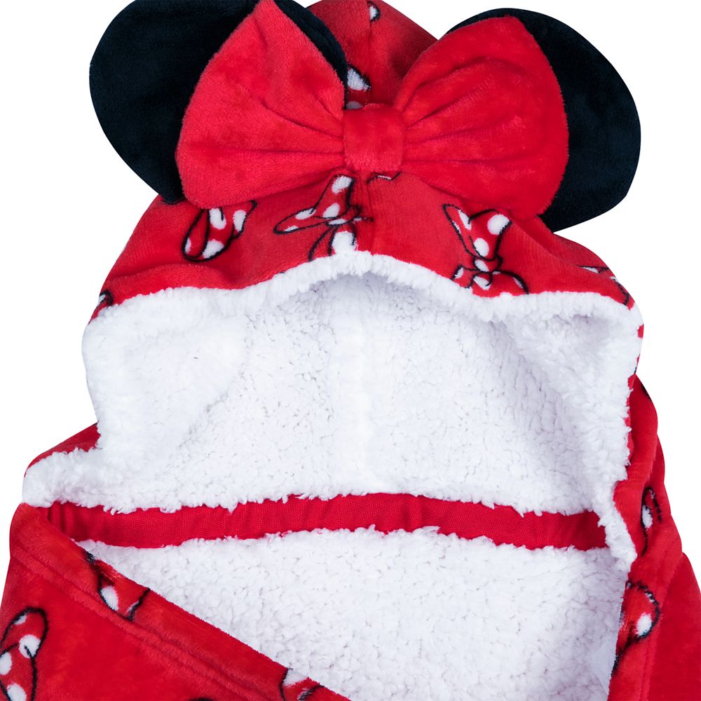 Minnie Mouse Hooded Fleece Throw