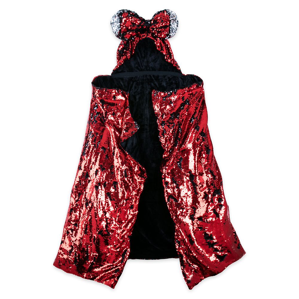 Minnie Mouse Reversible Sequin Hooded Throw Blanket