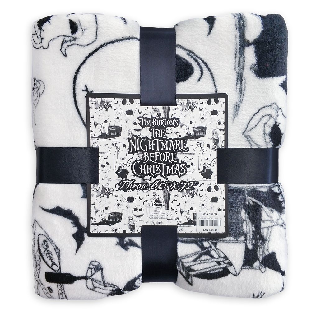 The Nightmare Before Christmas Fleece Throw ShopDisney