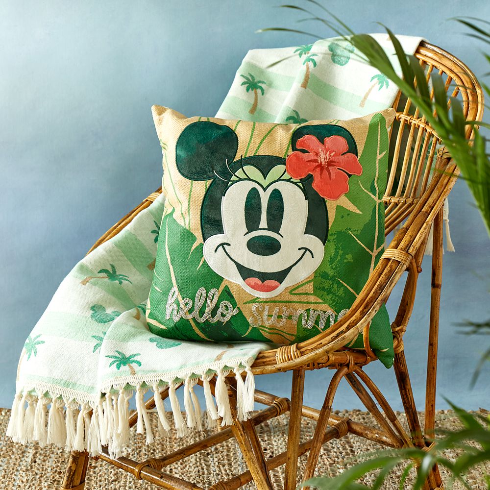 Minnie Mouse Tropical Pillow