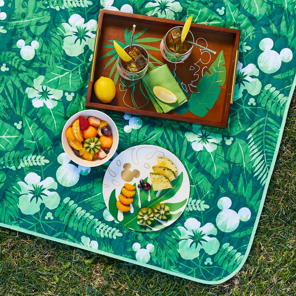 Mickey Mouse Tropical Picnic Blanket