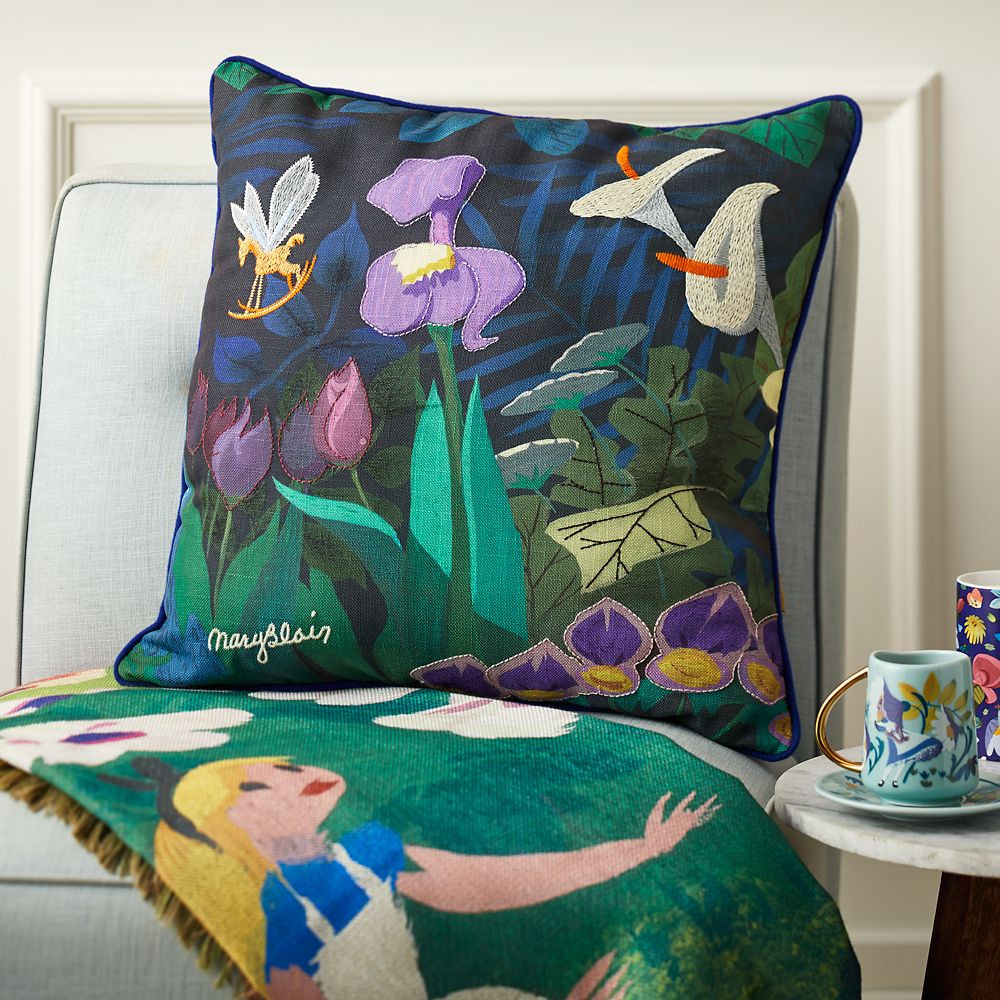 Alice in Wonderland by Mary Blair Throw Pillow