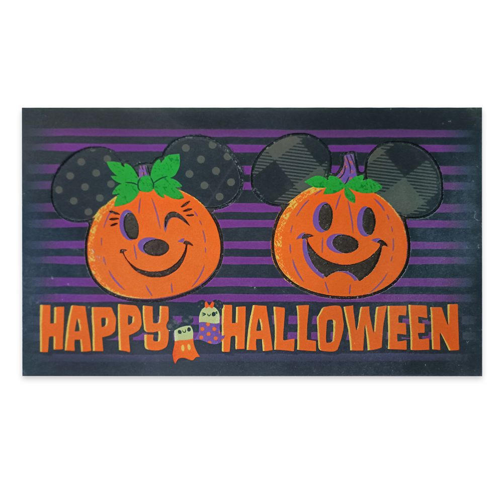 Mickey and Minnie Mouse Halloween Doormat Official shopDisney