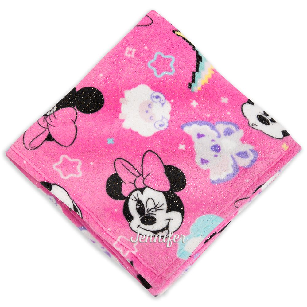 Minnie Mouse Fleece Throw – Personalized