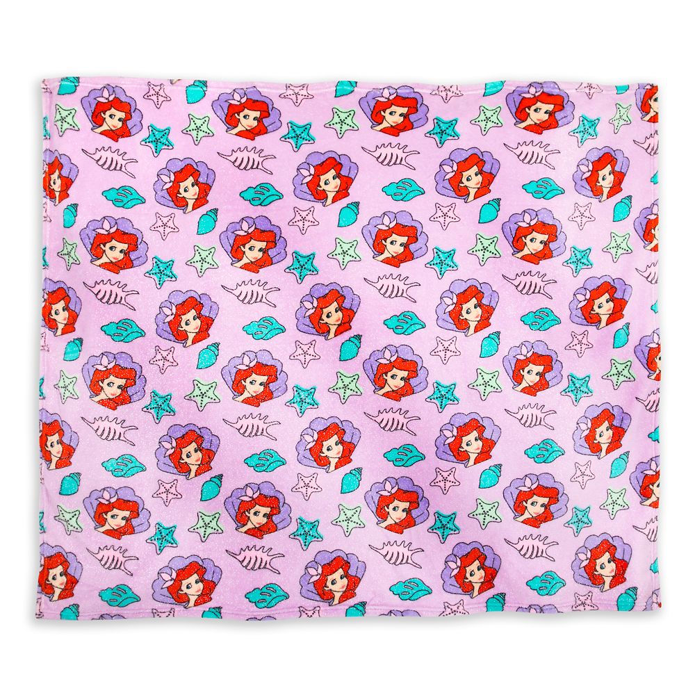 Ariel Fleece Throw – The Little Mermaid – Personalized