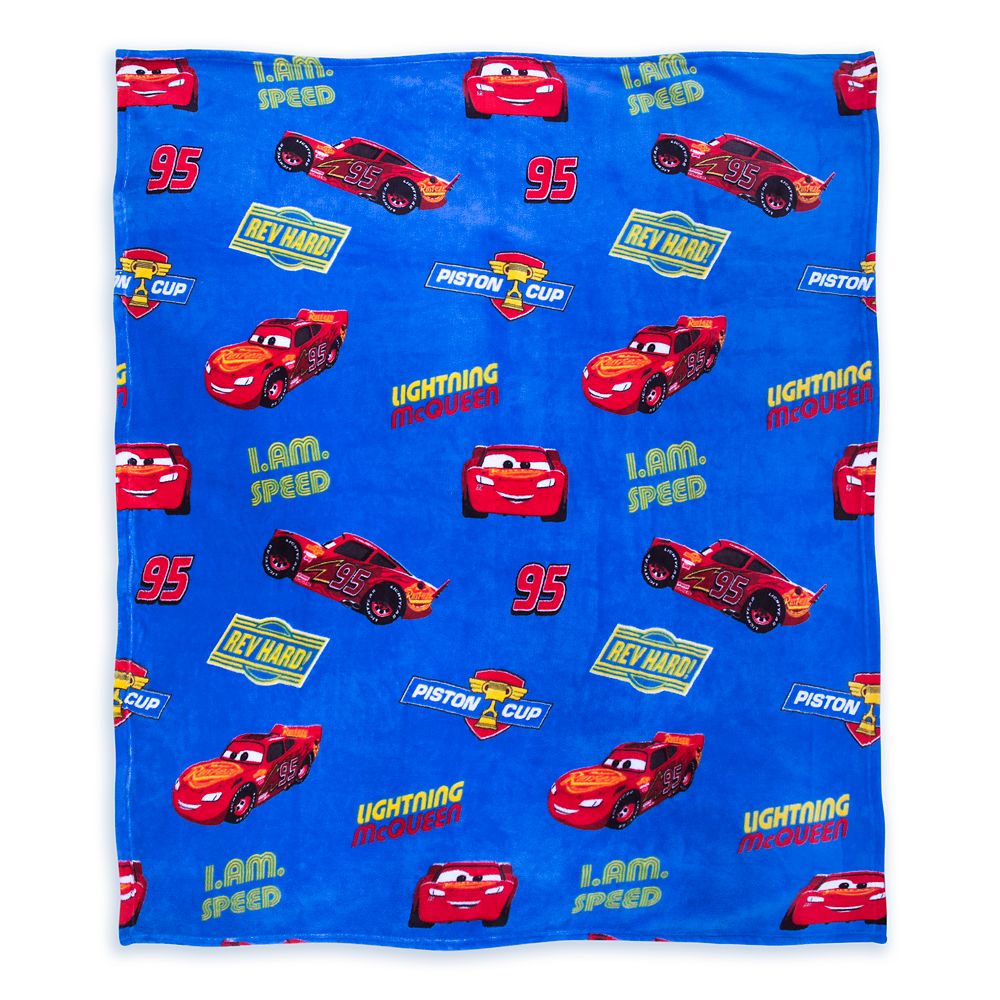 Lightning McQueen Fleece Throw – Cars – Personalized