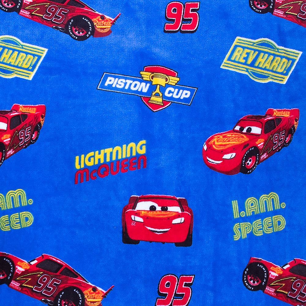 Lightning McQueen Fleece Throw – Cars – Personalized