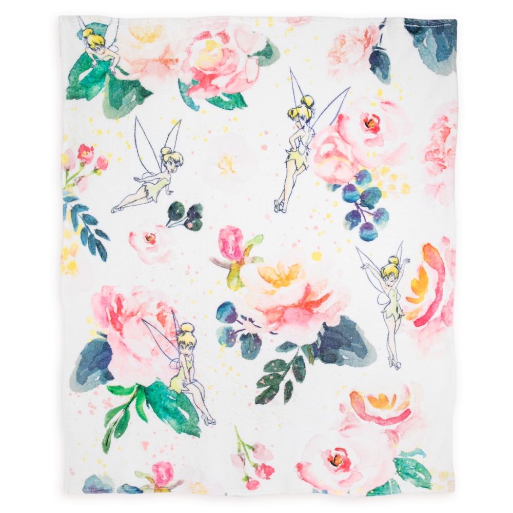 Tinker Bell Icon Floral Fleece Throw – Peter Pan