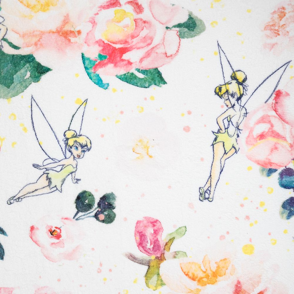 Tinker Bell Icon Floral Fleece Throw – Peter Pan