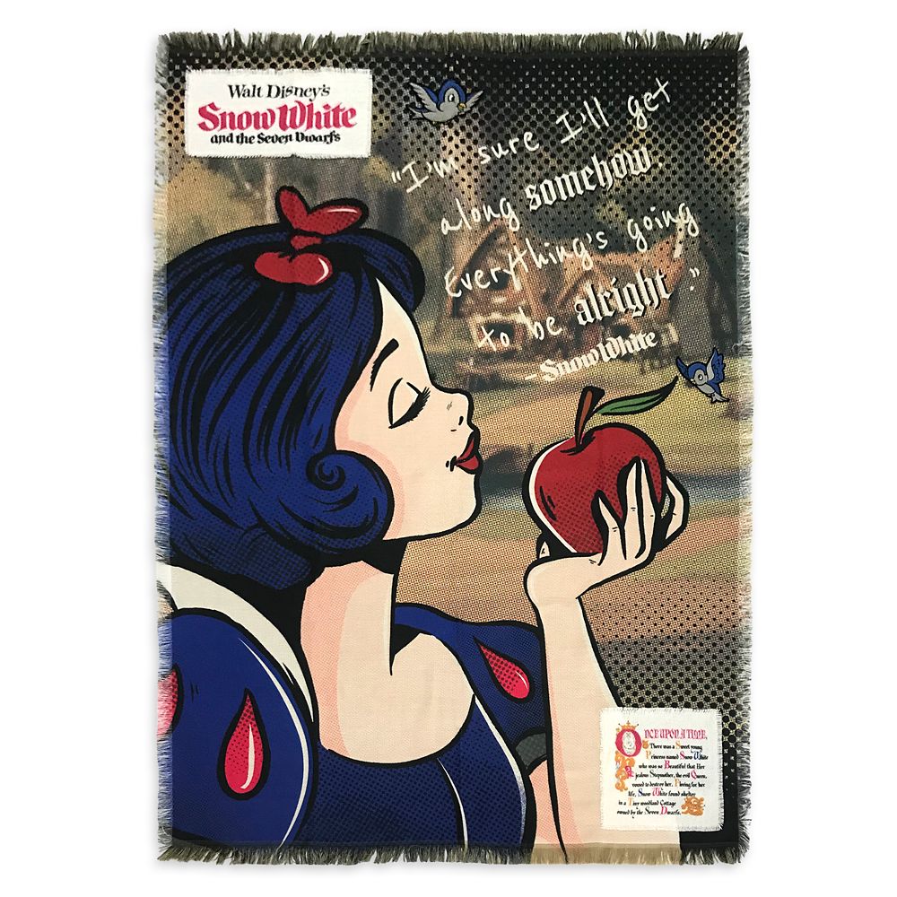 Snow White Tapestry Throw is now available