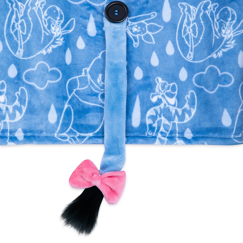 Eeyore Hooded Fleece Throw for Adults