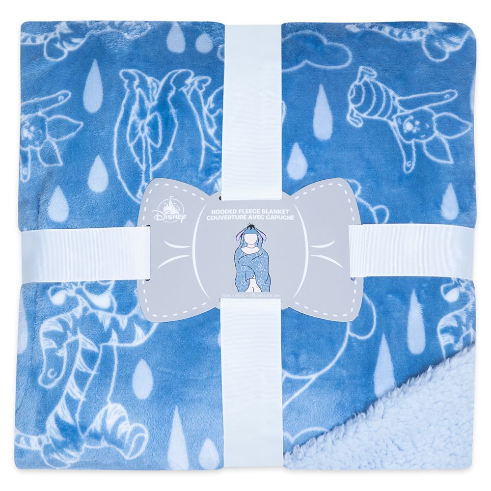 Eeyore Hooded Fleece Throw for Adults