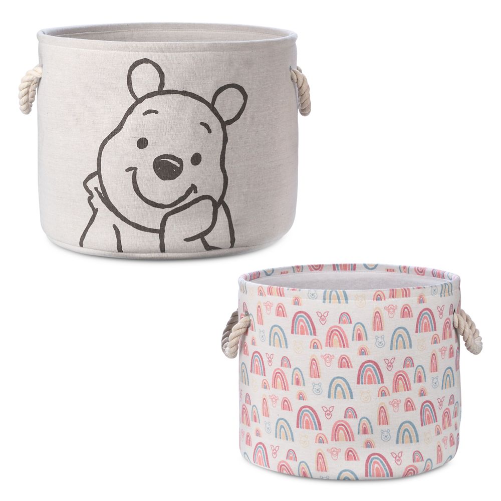 Winnie the Pooh Canvas Storage Bin Set is now available for purchase