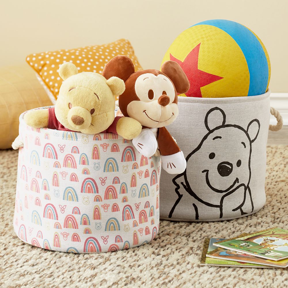 Winnie the Pooh Canvas Storage Bin Set